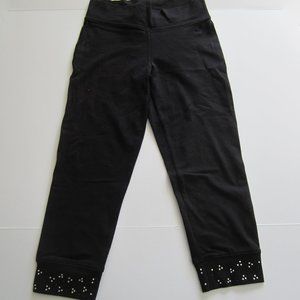 Limited Too Cropped Leggings Girls size 12 bejeweled